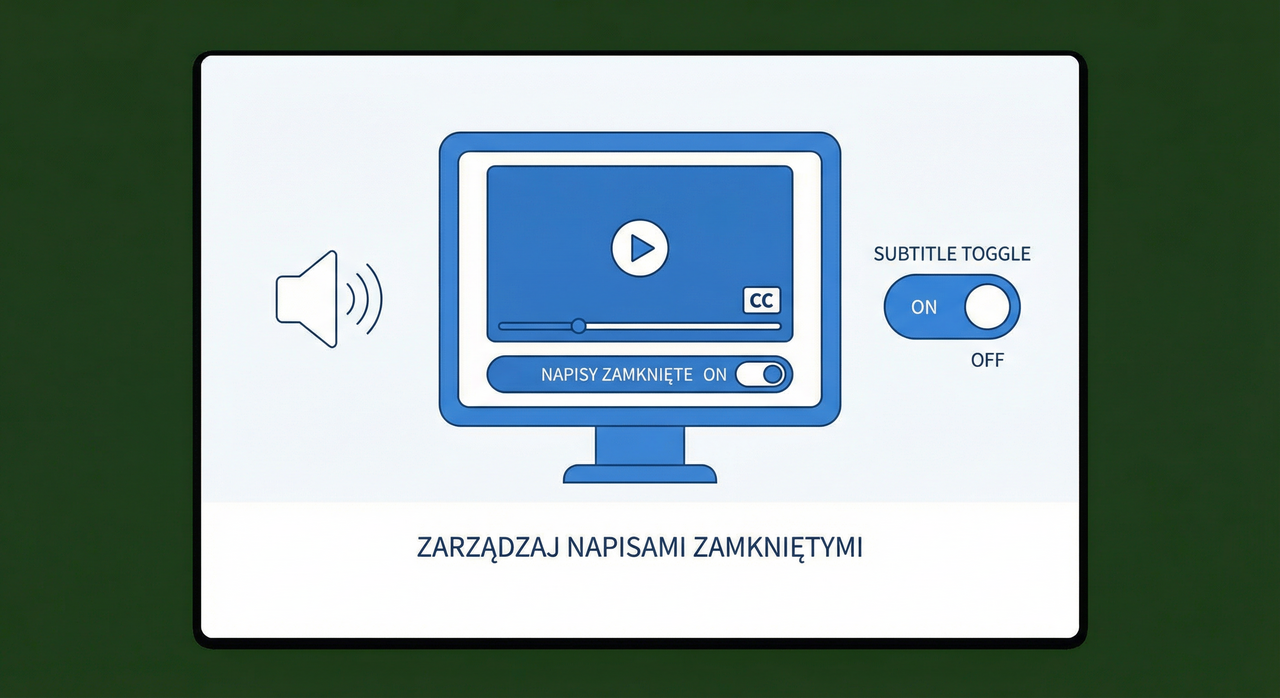 Napisy zamknięte osobny strumień tekstowy